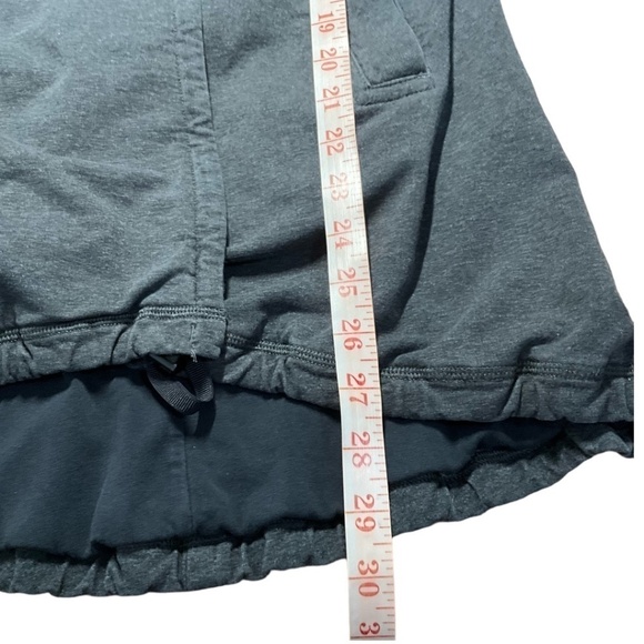 LULULEMON Gratitude Wrap Long Line French Terry Cotton Loose Fit Jacket Sz 4 - Picture 7 of 11